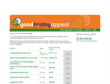 Tablet Screenshot of fundraise.goodfridayappeal.com.au